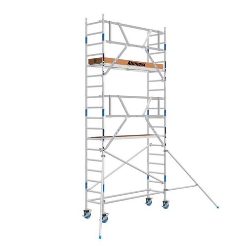 Basic rolsteiger 75 x 6,2m WH AGS-voorloopleuning, Bricolage & Construction, Échafaudages, Envoi