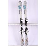120 kinder skis NORDICA CINNAMON GIRL, white/blue + Marker, Sport en Fitness, Skiën en Langlaufen, Gebruikt, Verzenden, 100 tot 140 cm