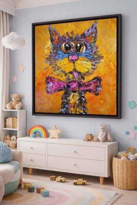 Laurent Pate - Chat class ( animaux ), Antiek en Kunst, Kunst | Schilderijen | Modern