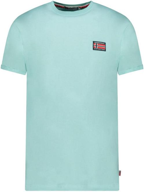 Geographical Norway T-shirt Ronde Hals Met Vlag Jaltimore, Kleding | Heren, T-shirts, Verzenden