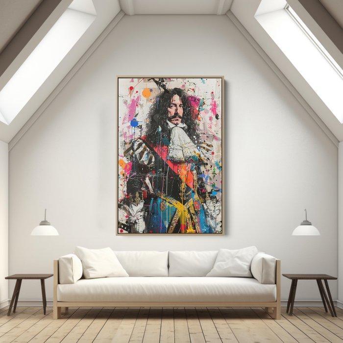 Dine Chanima (XX-XXI) - (XXL) Giant Royal Graffiti Presence, Antiek en Kunst, Kunst | Designobjecten