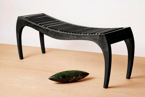 Jean Baptiste van den Heede - Établi - Iroko, Antiek en Kunst, Kunst | Designobjecten