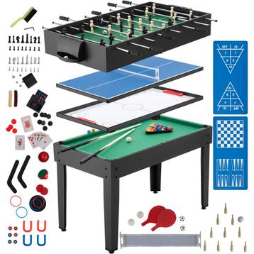 tectake Multifunctionele speeltafel SirGameALot, 15 in 1, me beschikbaar voor biedingen