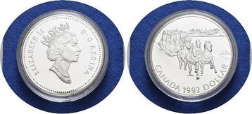 Dollar 1992 Canada Elisabeth Ii 1952-2022 beschikbaar voor biedingen