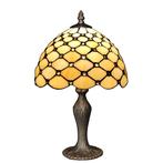 Tafellamp - Abat-stijl - Jour Tiffany met edelstenen -, Antiquités & Art
