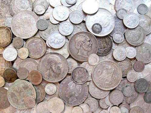 Pays-Bas. 1 KILO ZILVEREN munten 1849-1973 5 cent t/m 10, Postzegels en Munten, Munten | Europa | Niet-Euromunten