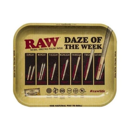 RAW Rolling Tray - Daze of the Week, Collections, Articles de fumeurs, Briquets & Boîtes d'allumettes, Envoi