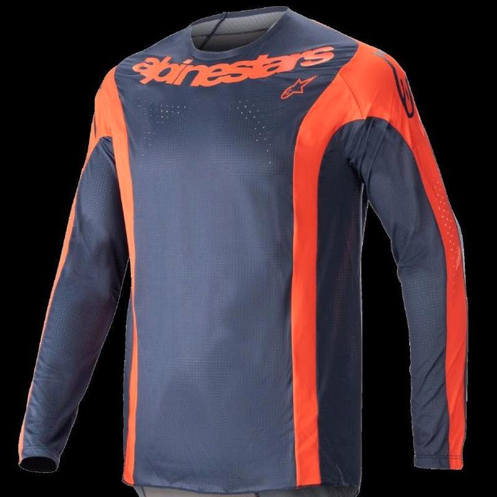 Alpinestars 2023 Techstar Arch volwassen cross shirt Donker, Motoren, Kleding | Motorkleding, Verzenden
