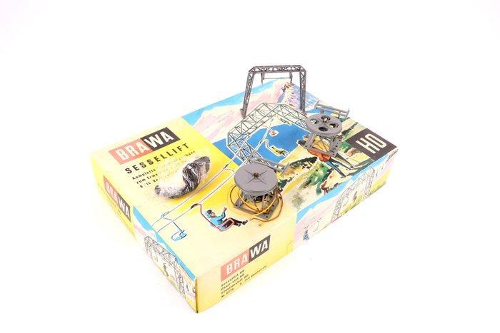 Brawa H0 - 6270 - Modeltreinlandschap (1) - Stoeltjeslift, Hobby en Vrije tijd, Modeltreinen | H0