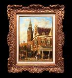 European school (XX) - A view of Monnickendam with the, Antiek en Kunst