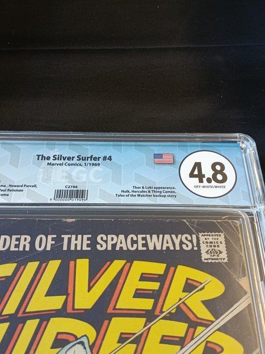 The Silver Surfer (Vol. 1) #4 - EGC 4.8 - The Good, the Bad,, Boeken, Strips | Comics