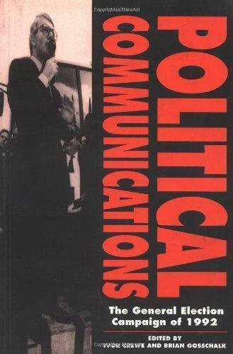 Political Communications: 1992 Elec: The General Election, Livres, Livres Autre, Envoi