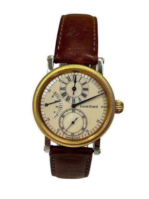 Louis Erard - Regulator - 18K Yellow Gold, Mother of Pearl -, Handtassen en Accessoires, Horloges | Heren