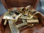 Sextant - Hout, Messing - with Luxury Box, Antiek en Kunst