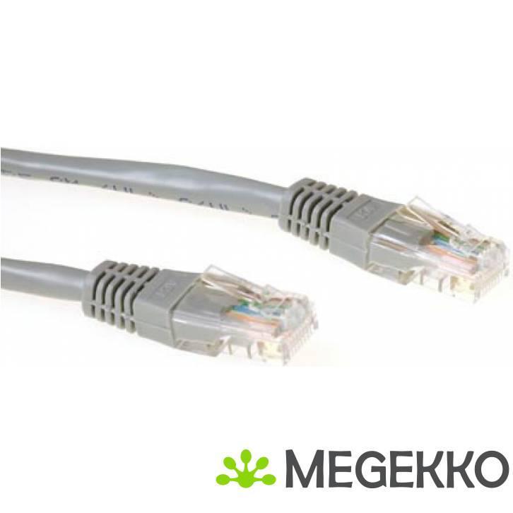 ACT Grijze 20 meter U/UTP CAT6 patchkabel met RJ45, Computers en Software, Overige Computers en Software, Nieuw, Verzenden