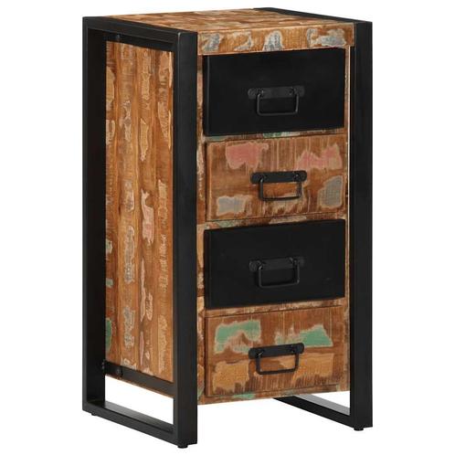 vidaXL Ladekast 40x40x75 cm massief gerecycled hout, Huis en Inrichting, Kasten | Dressoirs, Nieuw, Verzenden