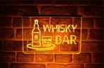 Whiskey bar neon bord lamp LED cafe verlichting reclame lich, Huis en Inrichting, Verzenden, Nieuw