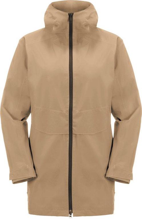 Jack Wolfskin MAINKAI LONG JKT W Dames Outdoorjas - sand..., Kleding | Dames, Jassen | Winter, Nieuw, Verzenden