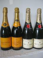 Moët & Chandon, Veuve Clicquot - Champagne - 4 Flessen (0.75