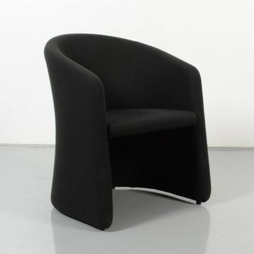 Frontseat fauteuil, zwart, Huis en Inrichting, Stoelen, Ophalen of Verzenden, Gebruikt