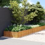vidaXL Plantenbak verhoogd 579x100x36 cm cortenstaal, Tuin en Terras, Verzenden, Nieuw