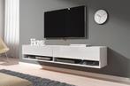 TV-Meubel Asino - Wit - 180 cm, Huis en Inrichting, Kasten |Televisiemeubels, Overige materialen, Verzenden, 150 tot 200 cm, Nieuw