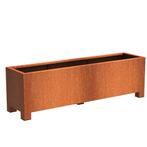 Cortenstaal plantenbak 200x50x60cm - Met poten, Tuin en Terras, 100 cm of meer, Nieuw, Metaal, 60 cm of meer