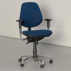 Frontseat bureaustoel, blauw, 3D armleggers,, Ophalen of Verzenden