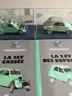 Tintin - 2 voiitures 1/24e - 2 CV des Dupondt et 2CV cassée, Boeken, Nieuw