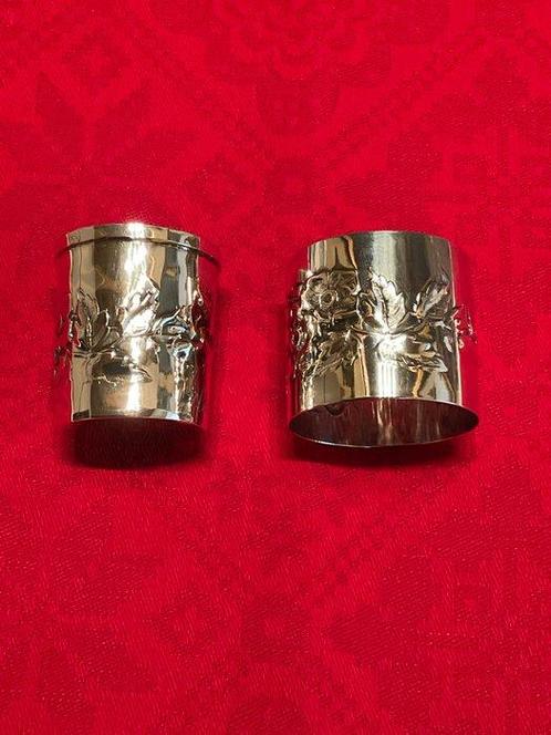 Brandimarte - Rond de serviette (2) - Argent 800 - Argent, Antiek en Kunst, Antiek | Zilver en Goud