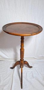 Bijzettafel - rond - Hout - Tripod, Antiek en Kunst