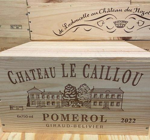 2022 Chateau Le Caillou - Pomerol - 6 Flessen (0.75 liter), Verzamelen, Wijnen