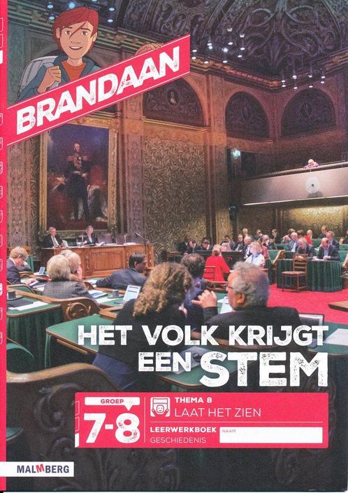 Brandaan versie 2 Leerwerkboek thema 8 groep 7-8 (per stuk), Boeken, Schoolboeken, Verzenden