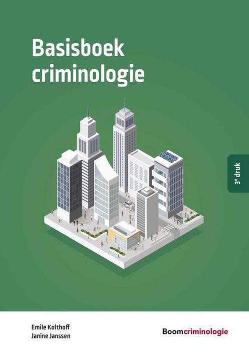 Basisboek criminologie / Studieboeken Criminologie &, Boeken, Politiek en Maatschappij, Zo goed als nieuw, Verzenden