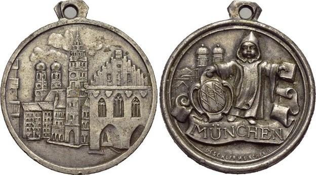 Medaille Bayern-muenchen, Stadt, Postzegels en Munten, Penningen en Medailles, Verzenden
