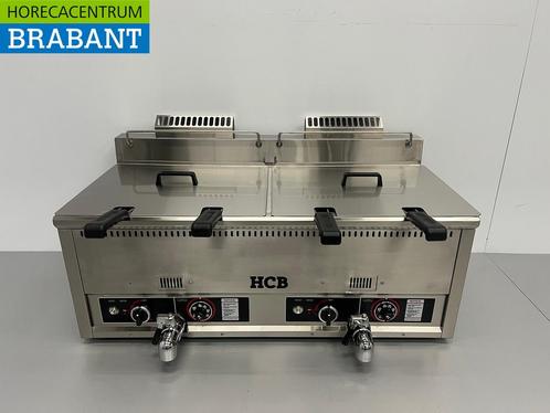 Friteuse double en acier inoxydable 2 x 30 litres PROPAAN, Zakelijke goederen, Horeca | Overige, Verzenden