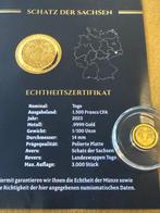 Togo. 1500 Francs 2023 Schatz der Sachsen 1/100 oz(.999) mit