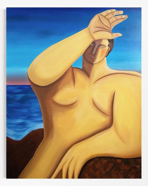 Sad monsters club / Jade Mouge - Nouveau Monde, Antiek en Kunst, Kunst | Schilderijen | Modern