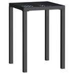 Tuintafel Staal Antraciet - Tweede Kansje - Tuinmeubels, Tuin en Terras, Verzenden, Nieuw, Rechthoekig, Metaal