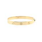 18 Krt. Gouden Love-armband; Cartier lookalike | Ø 54,5 mm, Handtassen en Accessoires, Armbanden, Ophalen of Verzenden, Gebruikt