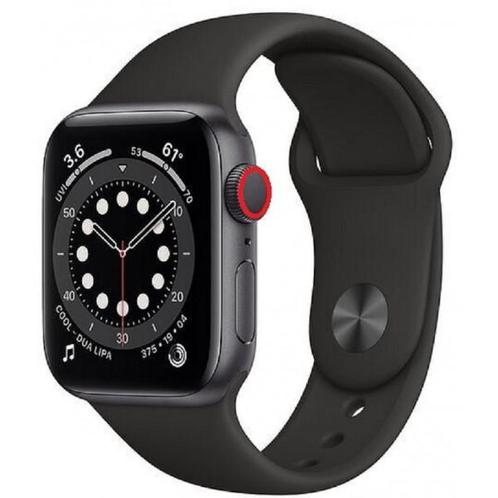 Apple Watch Series 6 40mm LTE Zwart | LTE | GARANTIE, Bijoux, Sacs & Beauté, Accessoires Autre, Enlèvement ou Envoi