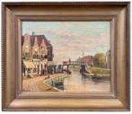 Pieter Wagemans (1879-1955) - Oud-Hollands stadsgezicht, Antiek en Kunst