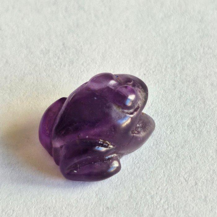 Bactrisch of Sino-Siberisch Amethist XXS Kikker Kraal, Antiek en Kunst, Antiek | Overige Antiek