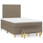 vidaXL Sommier à lattes de lit avec matelas taupe, Verzenden, Neuf