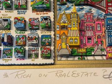 Charles Fazzino (1955) - Rich on Real Estate