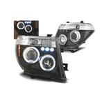 PHARES POUR NISSAN NAVARA D40 PATHFINDER 05-10 LED ANGEL EYE, Auto-onderdelen, Verzenden, Nieuw