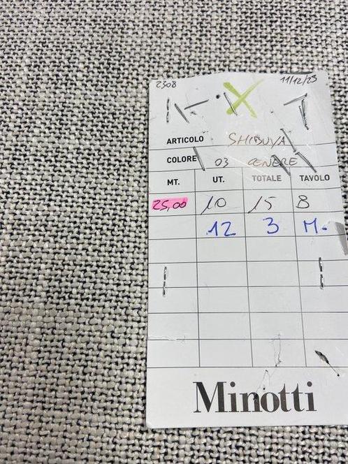 Minotti - Alto pregio ! Tissu tissé luxueux MINOTTI art, Antiek en Kunst, Antiek | Tapijten, Tafelkleden en Textiel