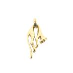 Gouden hanger van een panter (sieraad, panter hanger), Ophalen of Verzenden, Gebruikt, Goud, Overige merken