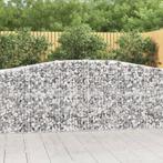 vidaXL Schanskorf gewelfd 400x50x100/120 cm gegalvaniseerd, Tuin en Terras, Verzenden, Nieuw