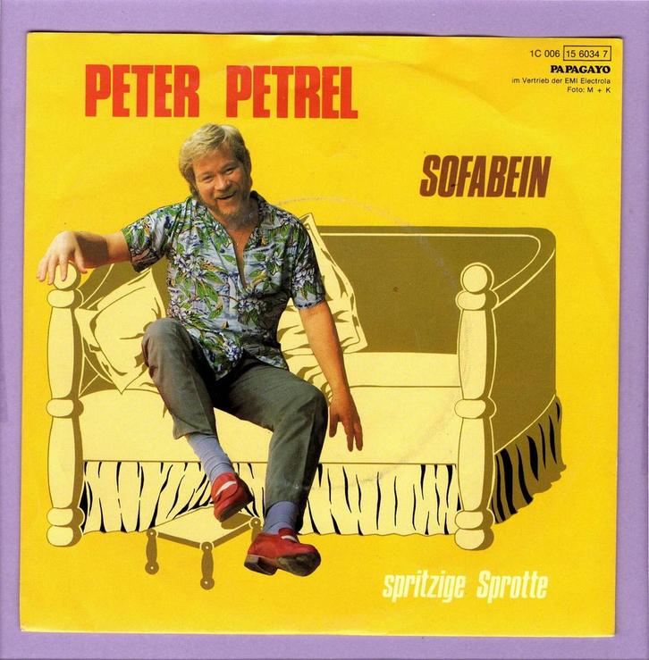 Peter Petrel – Sofabein / Spritzige Sprotte (1-7-Vinyl-Sing, Cd's en Dvd's, Vinyl Singles, Ophalen of Verzenden
